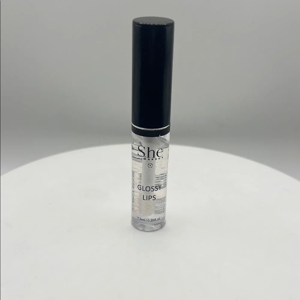 She Makeup Glossy Lips Clear Lip Gloss